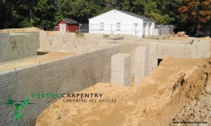 Foundation new construction renovation southern MD